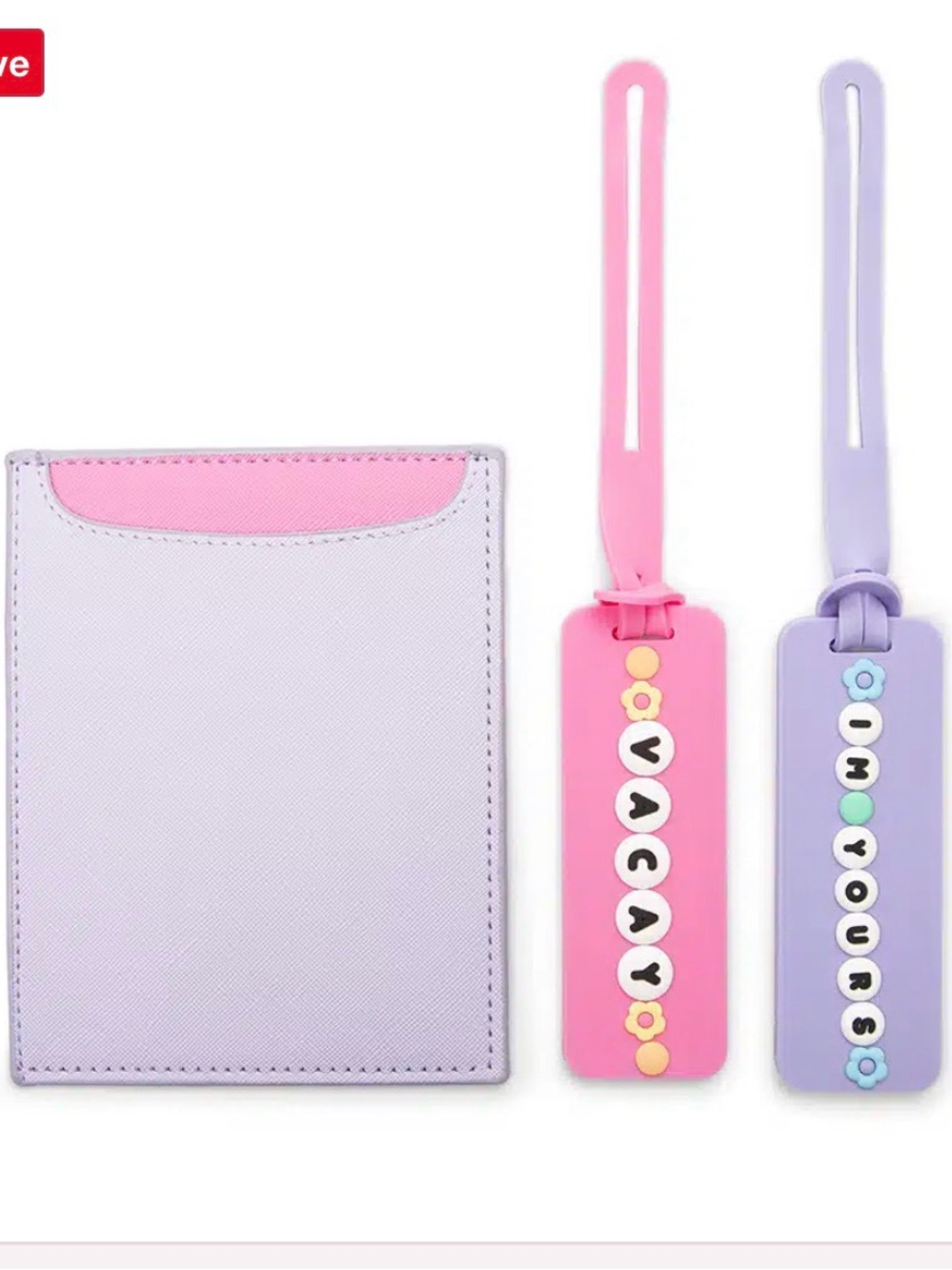 NWT Miamica 3 piece passport and luggage tag set